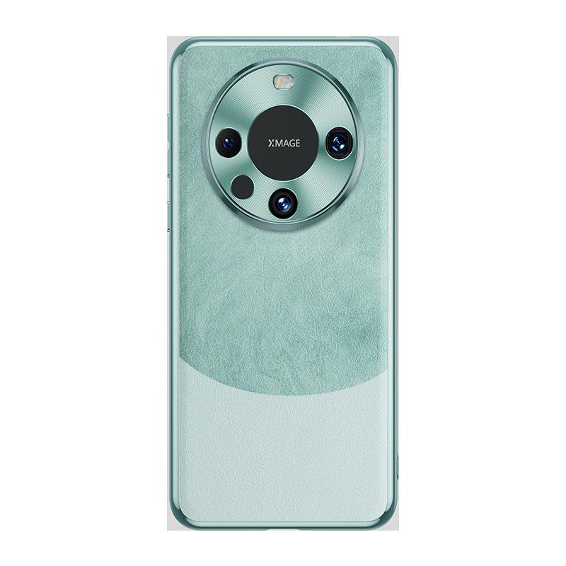 Huawei Mate60 Pro Protective Leather Case - Drop-Proof, Plain Design