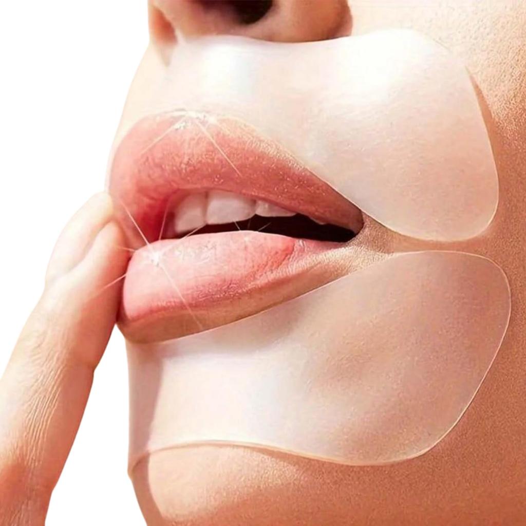 Mo Moon Silicone Pack Lip Sleep Wrinkles around the Washable Mask, Line, with, Mouth,