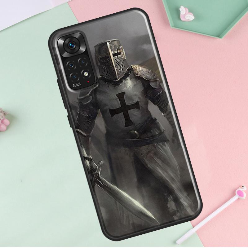 Templerritter für Redmi Note 12 Pro Plus Abdeckung für Redmi Note 10 8 9 11 Pro 12S 11S 10S 9S 9C 10C 12C Fall