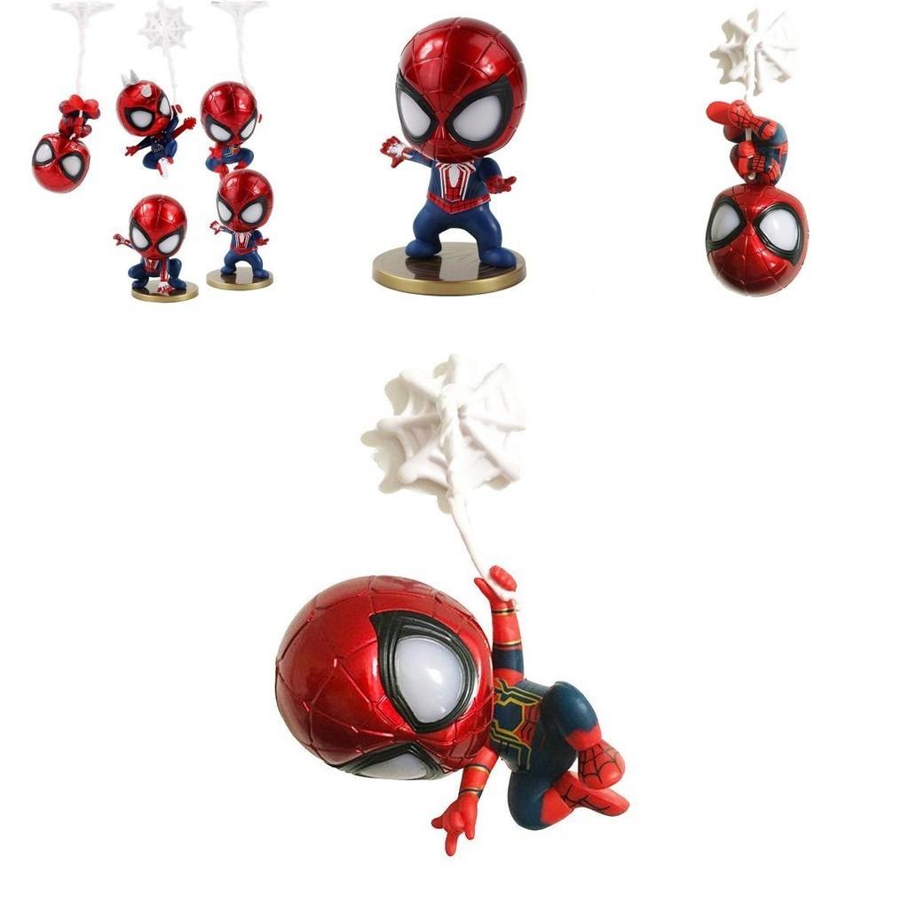 Realistic Spider-man Shaking Head Figures Perfect For Desk Display