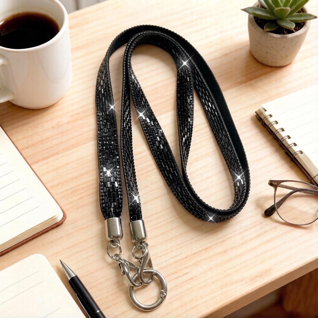 Elegant Rhinestone Phone Lanyard: Versatile Crossbody Strap & Anti-lost Bracelet