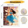 Disney Princess Jasmine Painting By Numbers Kit Hand Painting Home Decor