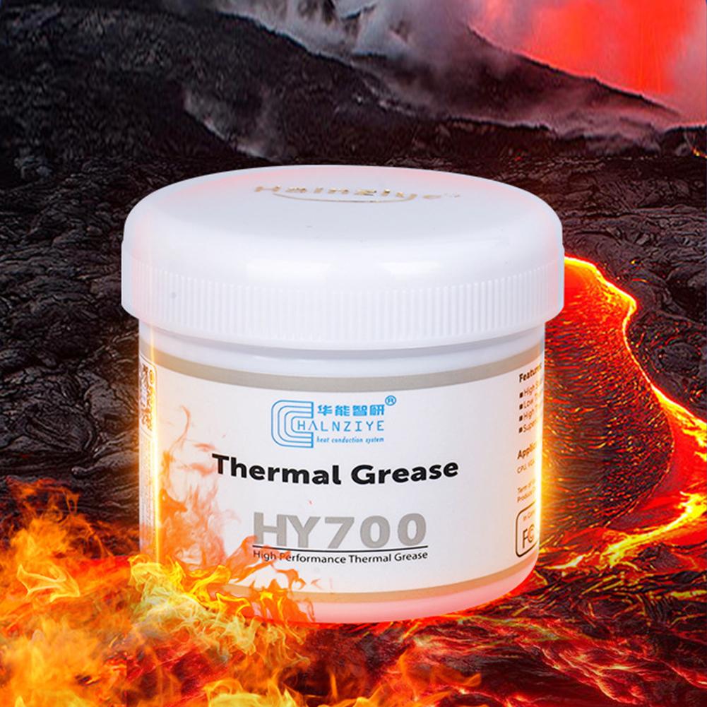 100g Silver Thermal Paste High Performance Silicone Grease Compound Heat Transfer Grease for CPU Consoles Graphics Cards Laptops