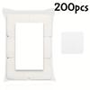 20-200pcs Lint-Free Nail Wipes Eyelash Glue Removal Pads Multifunctional Non-Woven Cleaning Pad Beauty Makeup Cleaning Tools