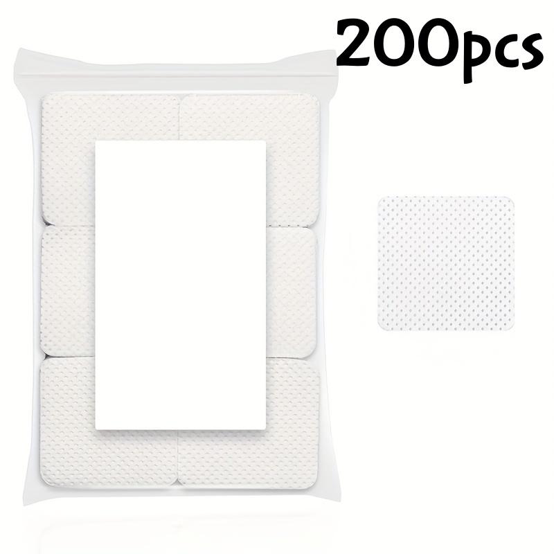 20-200pcs Lint-Free Nail Wipes Eyelash Glue Removal Pads Multifunctional Non-Woven Cleaning Pad Beauty Makeup Cleaning Tools