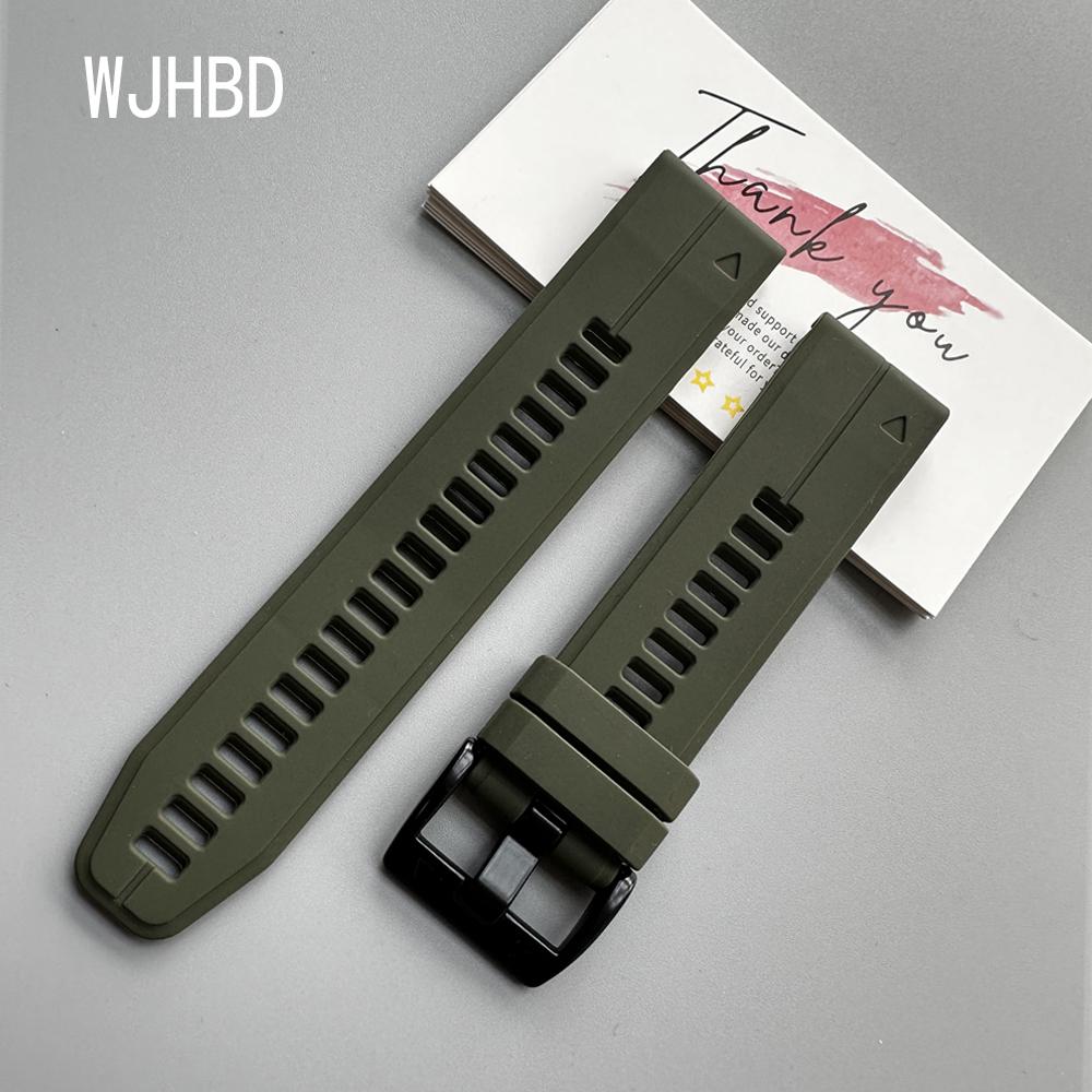 QuickFit 22mm 26mm Strap For Garmin Quatix 8 7 6 5 Sapphire Tactix 8 7 Pro Delta Bravo Silicone Band Fenix 7X 7 6X 6 5X Bracelet