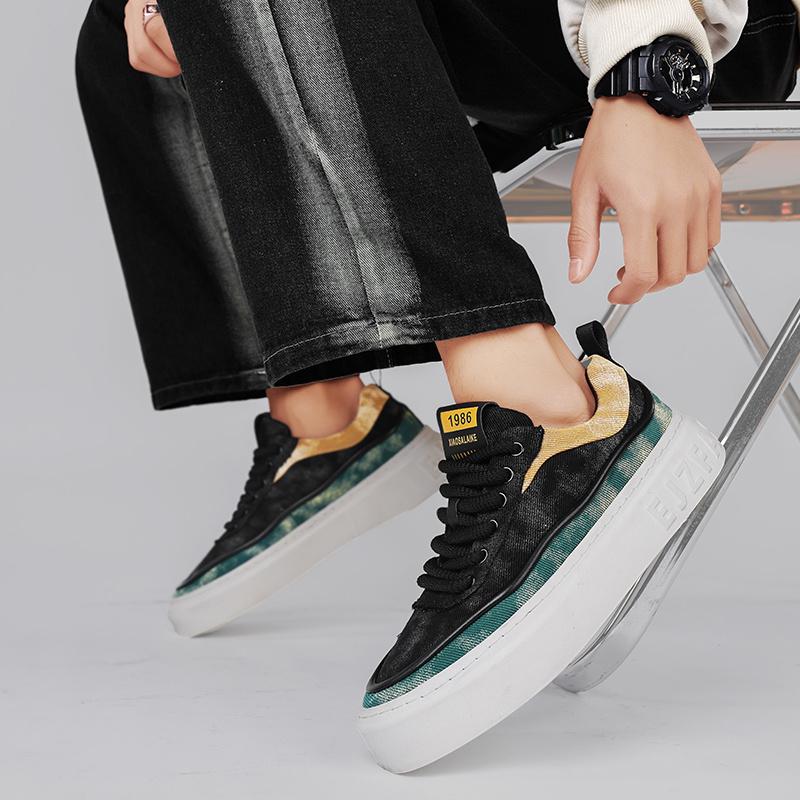 Hot Fashion Red Casual Canvas Sneakers Men Hip Hop Designer Canvas Shoes Man Breathable Vulcanized Shoes Men Skateboard Sneakers