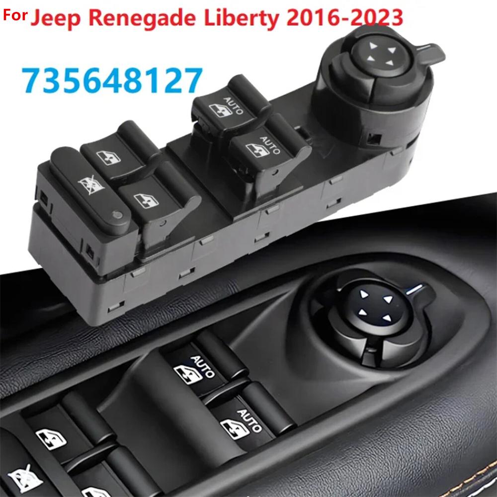 For Jeep Renegade/Liberty Power Window Switch 18-Pin Driver Side 2016-2023
