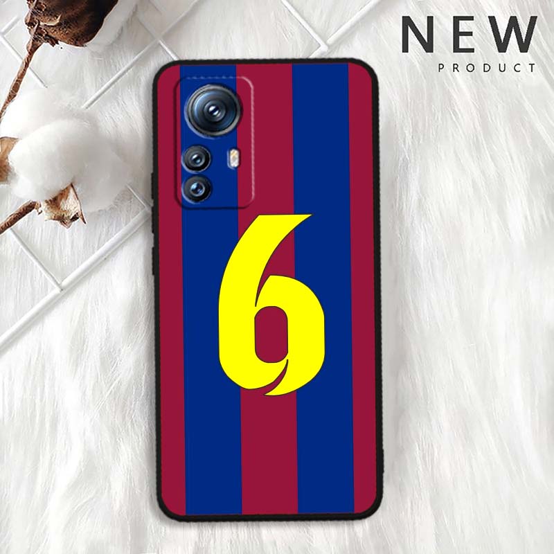 Fashion jersey number For Xiaomi Mi 15 14 13 13T 12 12T 12S 11 11i 11T Pro Ultra Lite 5G Black Soft Phone Case