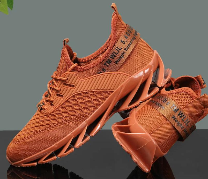 Live broadcast popular lightweight casual shoes trendy sports shoes running shoes mesh breathable trendy shoes versatile blade men's shoes