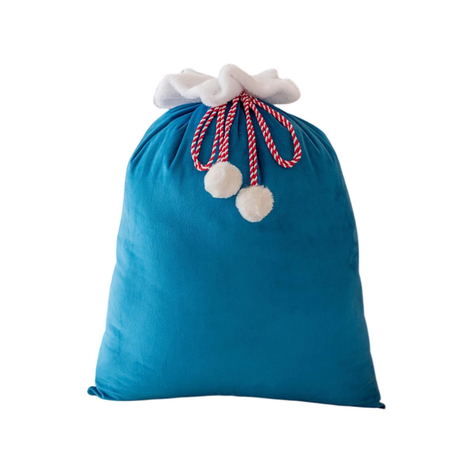 

Christmas Gift Bag Candy Gift Drawstring Bag Christmas Velvet Bag One Size