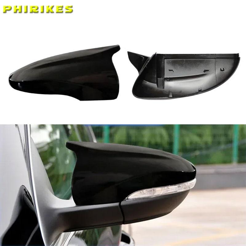 2Pcs Car Side Wing Rearview Mirror Cover For VW JETTA MK6 Volkswagen Passat B7 Scirocco Beetle CC Eos Accessory Case Car Shield