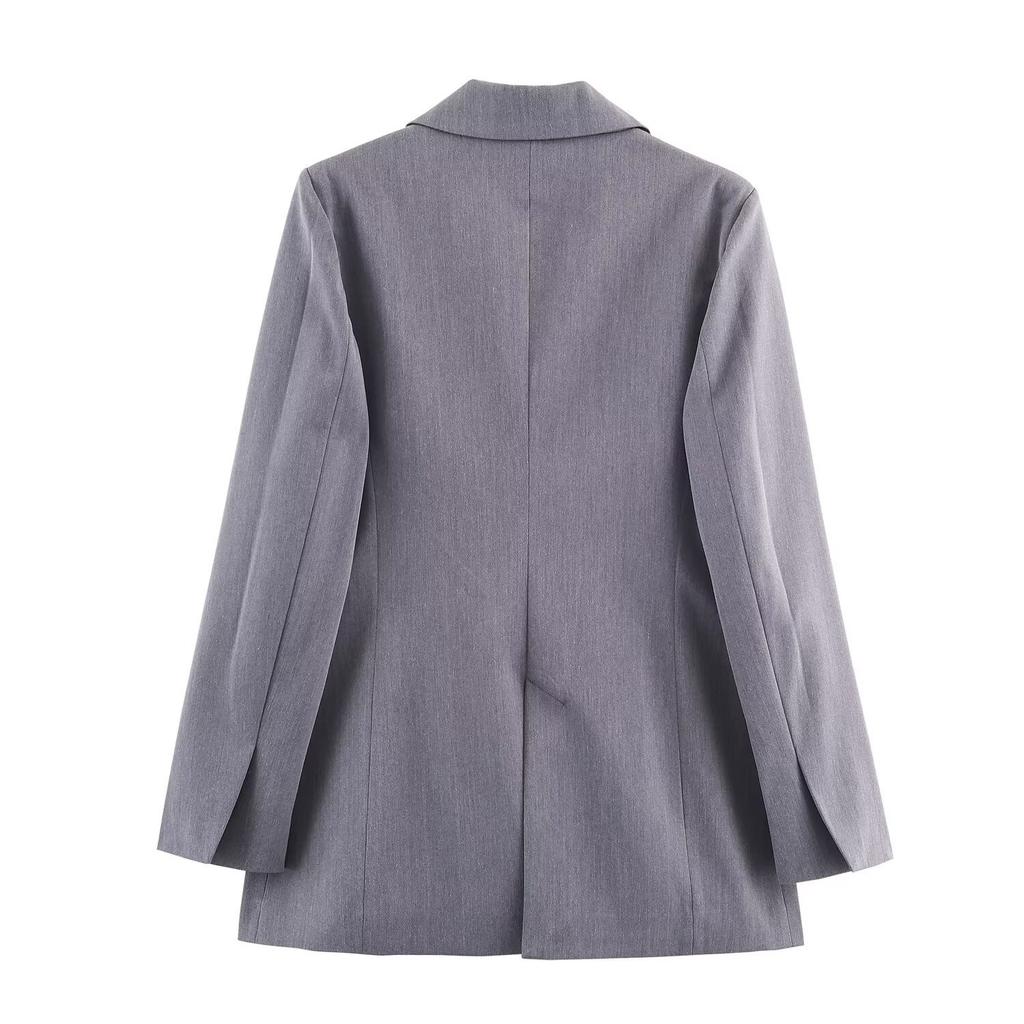 European and American cross-border women's clothing wholesale women's double-collar blazer sets