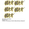 5Pcs No Touching Electric Switch Sticker Self-adhesive Removable Waterproof PVC