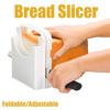 Foldable Bagel With Cutting Guide Loaf Maker Slicing Machine Bread Slicer Toast Cutter Kitchen Tool