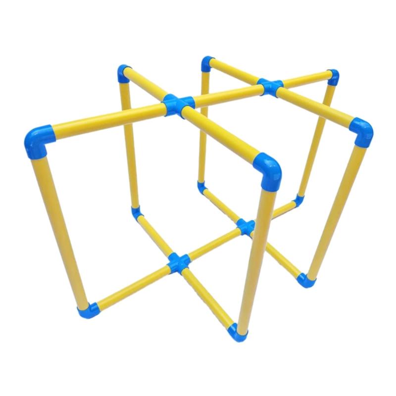 Reconfigurable Toy Structure With 8 Attachments for Rodents Encourages Exercise Indoor Outdoor Use Light weight