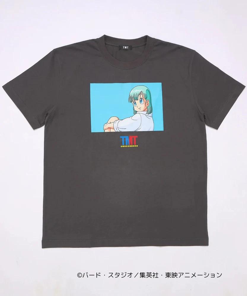 Tmt Dragon Ball Cotton TShirt Bulma Chacoal Japan Original New M