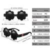 Kids Sunflower Round Sunglasses Cute Cartoon Rotation Lenses Fashionable Vintage Eyewear Party Shades