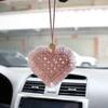 Rearview Mirror Hangings Accessories of Heart-Shaped Car Hangings Ornament Cute Car Accessories for Teens Women