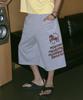Eontaiteulseoul Unicorn Typography Bermuda Shorts Gray