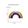 Women Men Stage Rainbow Funny Cosplay Costume Adult Digital Printing Halloween Carnival Party Role Playing Dress Up Outfit Suit