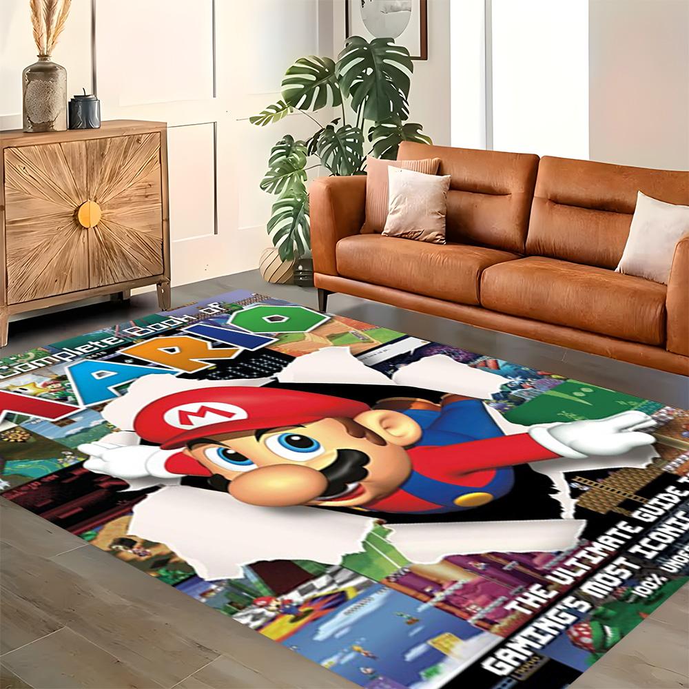Super Mario Adventure for Living Room rug, Bedroom, Study Room, Hallway Decoration, Perfect for Home Decoration or Holiday Gifts