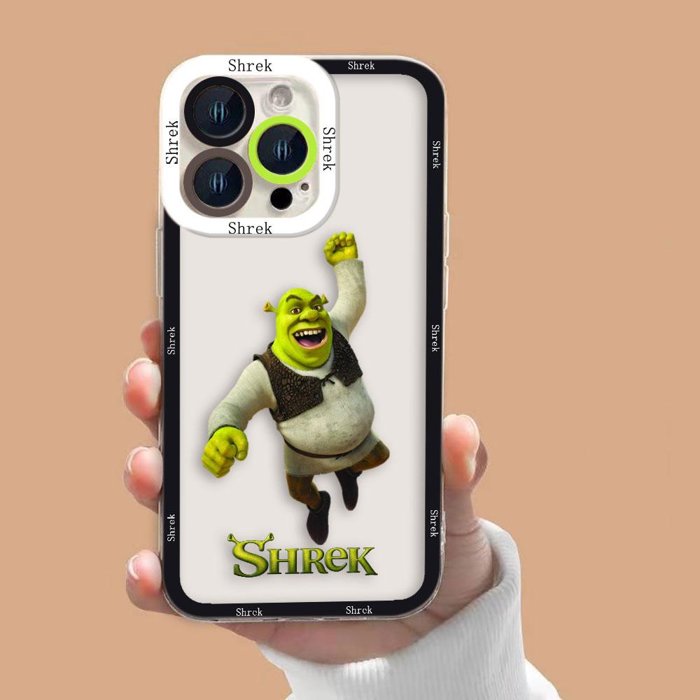 Funny Movie S-Shrek Clear Phone Case For Samsung Galaxy S26 S25 S24 S23 S22 S21 S20 FE PLUS ULTRA EDGE Silicone Case Shell Capa Samsung S26EDGE5G