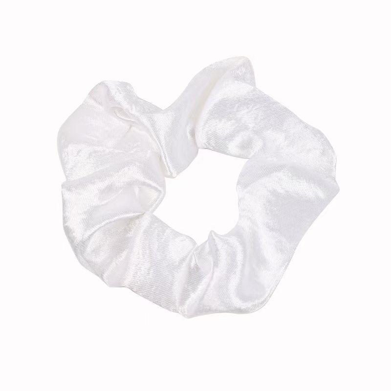 Hair Ties Ponytail Holders Elastic Hair Bands for Women Girls Daily Styling One Size белый