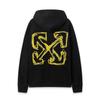 9098 Off-White 2025 Jesień i Zima Nowy Wzór Strzałki z Wirującymi Literami OW Męska i Damska Bluza z Kapturem
