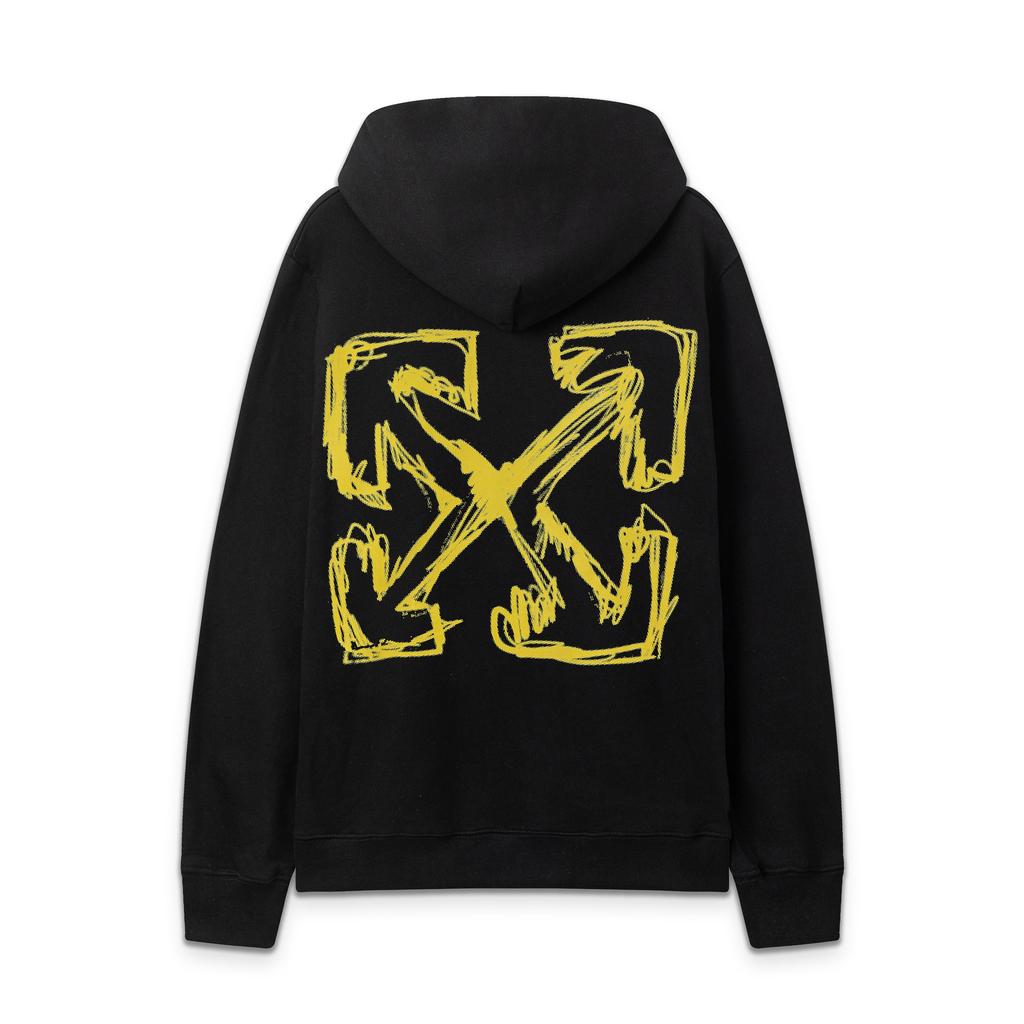 9098 Off-White 2025 Jesień i Zima Nowy Wzór Strzałki z Wirującymi Literami OW Męska i Damska Bluza z Kapturem