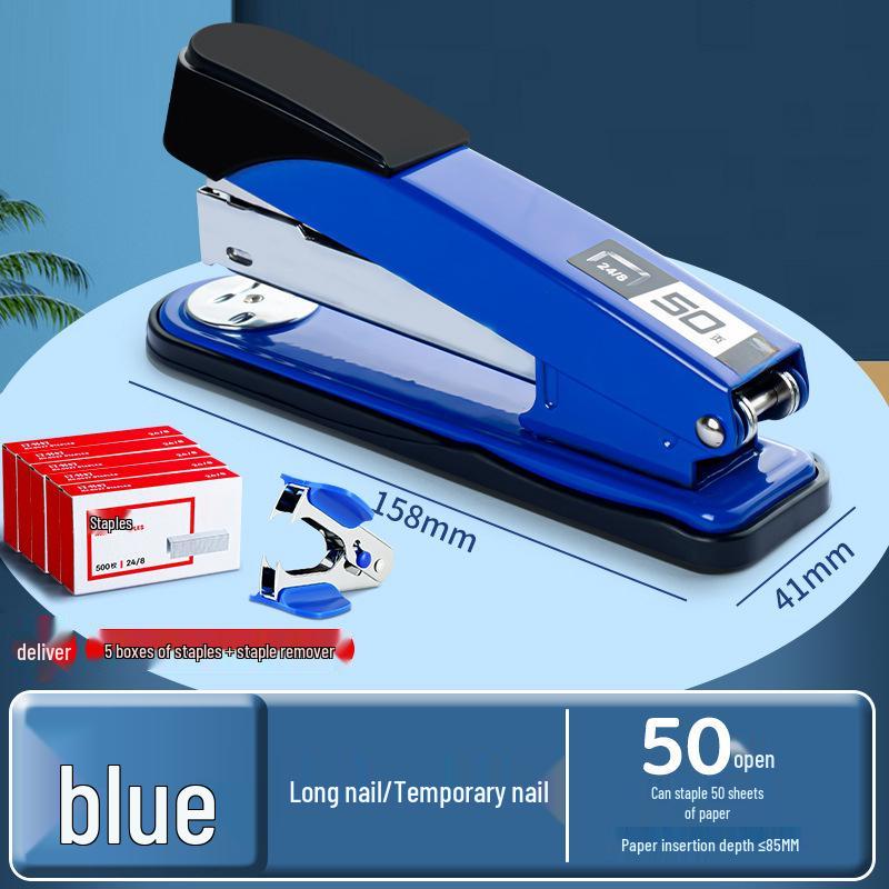 Universal Heavy-Duty Stapler - Labor-Saving, Thickened Design for All Sizes (Large, Medium, Small)