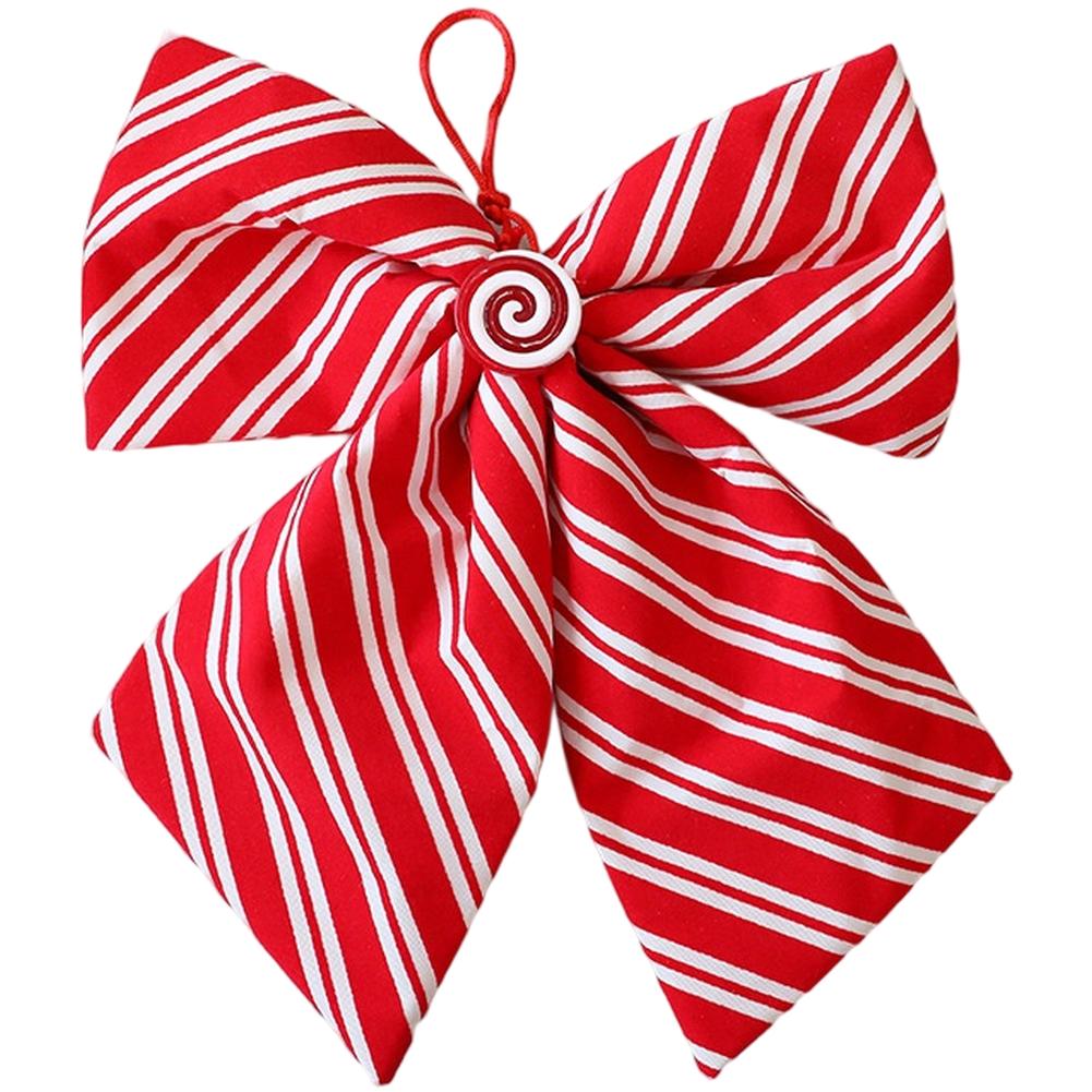 

Christmas Tree Decoration Bows in Classic Plaid Pattern Fabric Bow Knots Available in Several Sizes for Diverse Styling Needs C