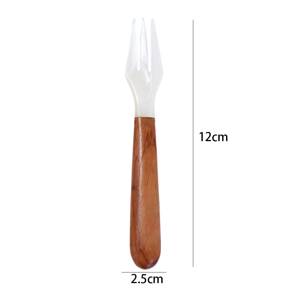 Home Condiment Scoop Coffee Tableware Conch Fork Shell Spoon Ice Cream Dessert Spoon Teaspoon