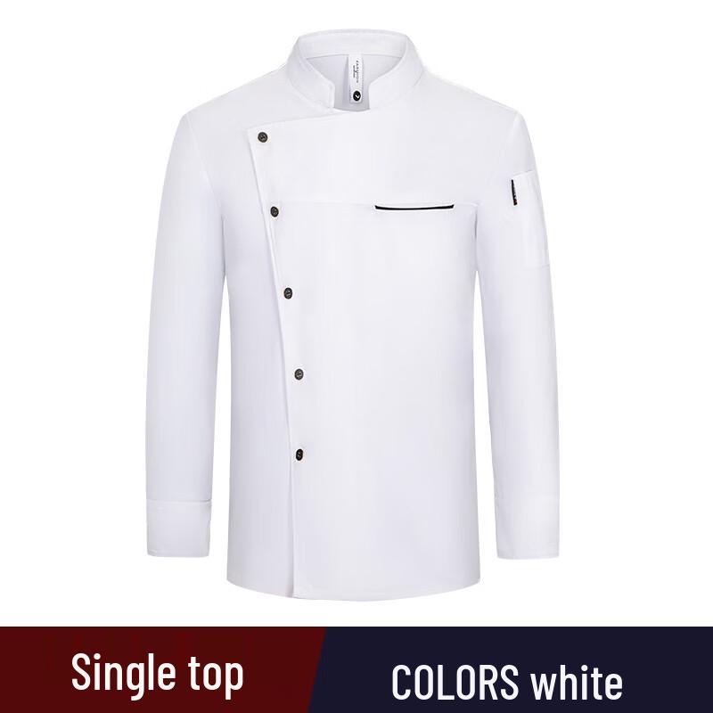 Men s Long-Sleeve Chef Uniform 3XL