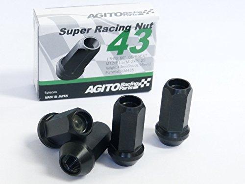 

AGITO СУПЕР ГОНОЧНАЯ ГАЙКА L43 (Супер Гоночная Гайка) 1 коробка по 4 [Сделано в Японии] M12xP1.5 -