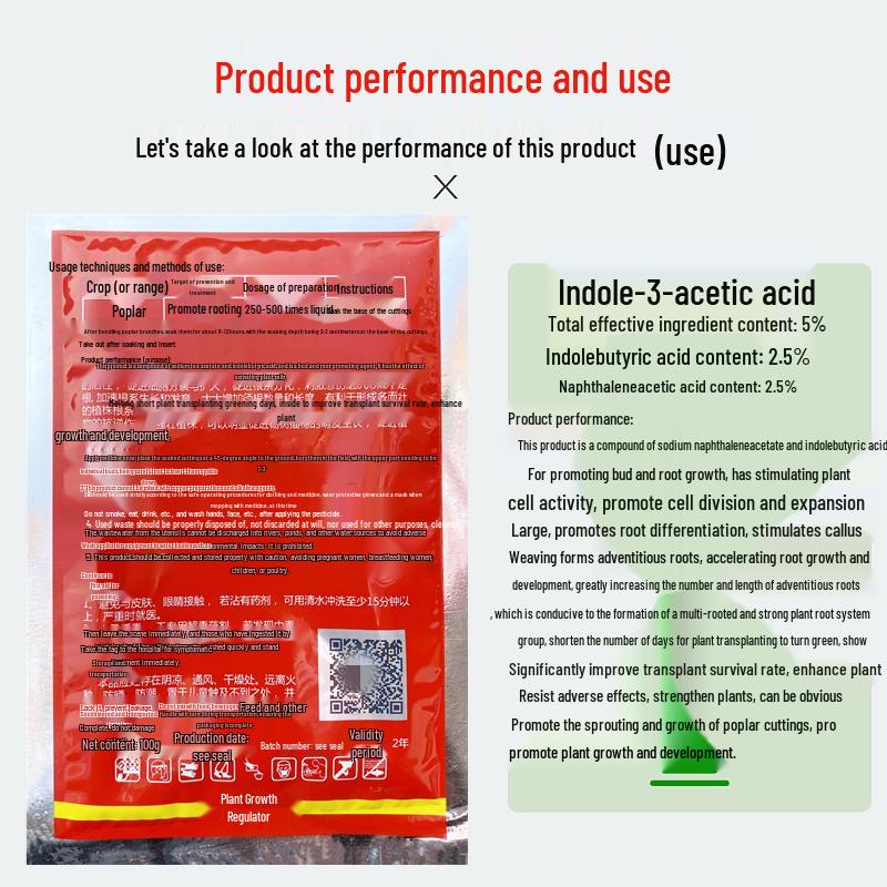 Gyökereztető por 5% indol-vajsavval és naftalin-ecetsavval zöldségekhez, virágokhoz, palántákhoz és gyümölcsfa dugványokhoz