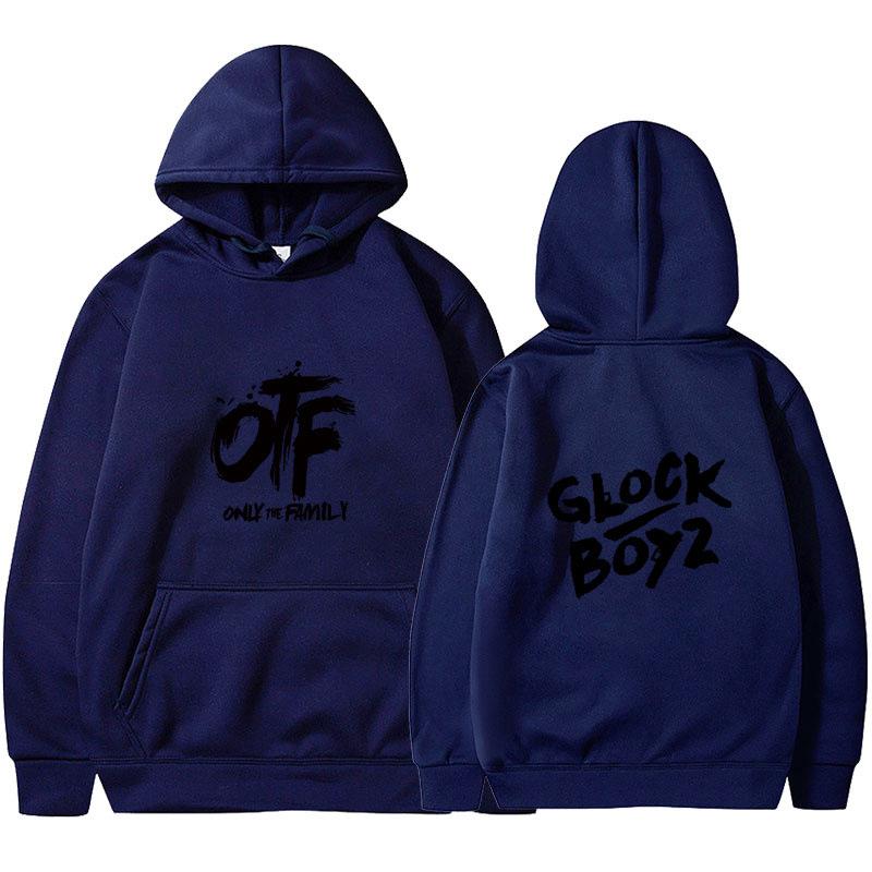 2025 new OTF letter print men's and women's hoodies spring and autumn goth casual comic pattern sweater