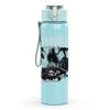 1PC Retro Band Black White Collage Poster Print 750ml Portable Sports Water Bottle Leakproof Gym Outdoor Travel Drink Cup