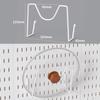 Pegboard Hooks & Baskets for Office, Home, or DIY Desktop Display