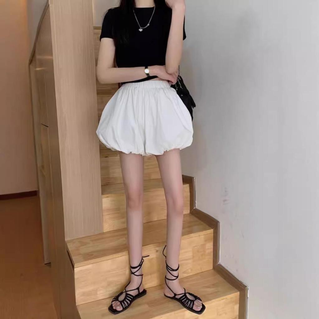 Women's White High Waist A-Line Layered Short Skirt - Spring/Summer 2026 Slim Fit