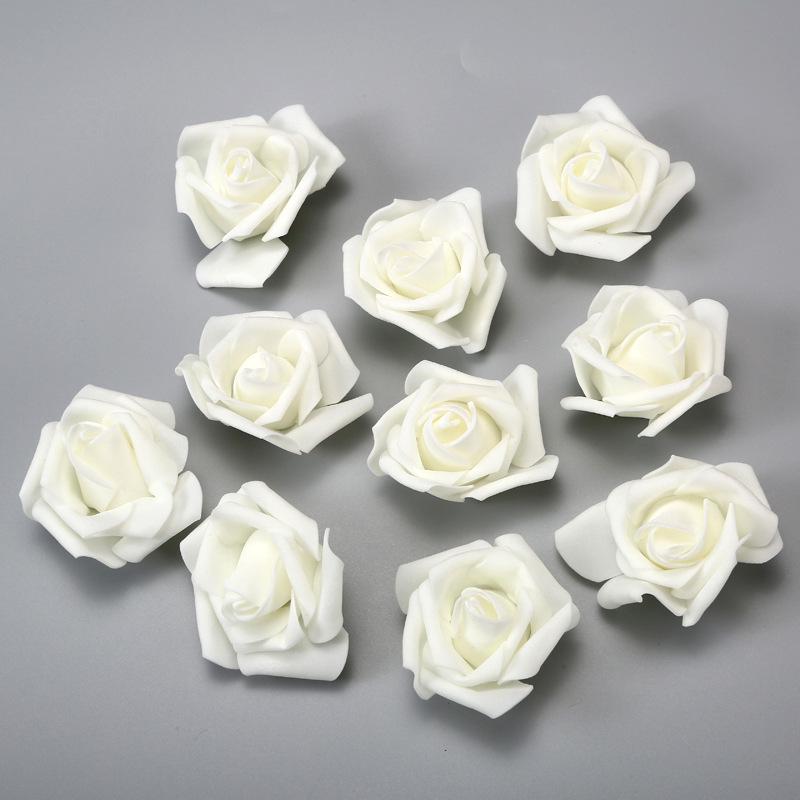 Free Shipping Foam Rose Heads - 5 Layer, 6.5cm Diameter, Artificial PE Flower Balls