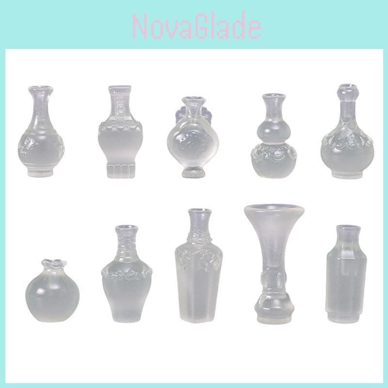 Resin Miniature Noctilucent Flower Vase For Home Decor Gift Ideas
