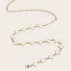Fashion Waist Metal Chain With Four Leaf Clover Shape And Detailing For Daily