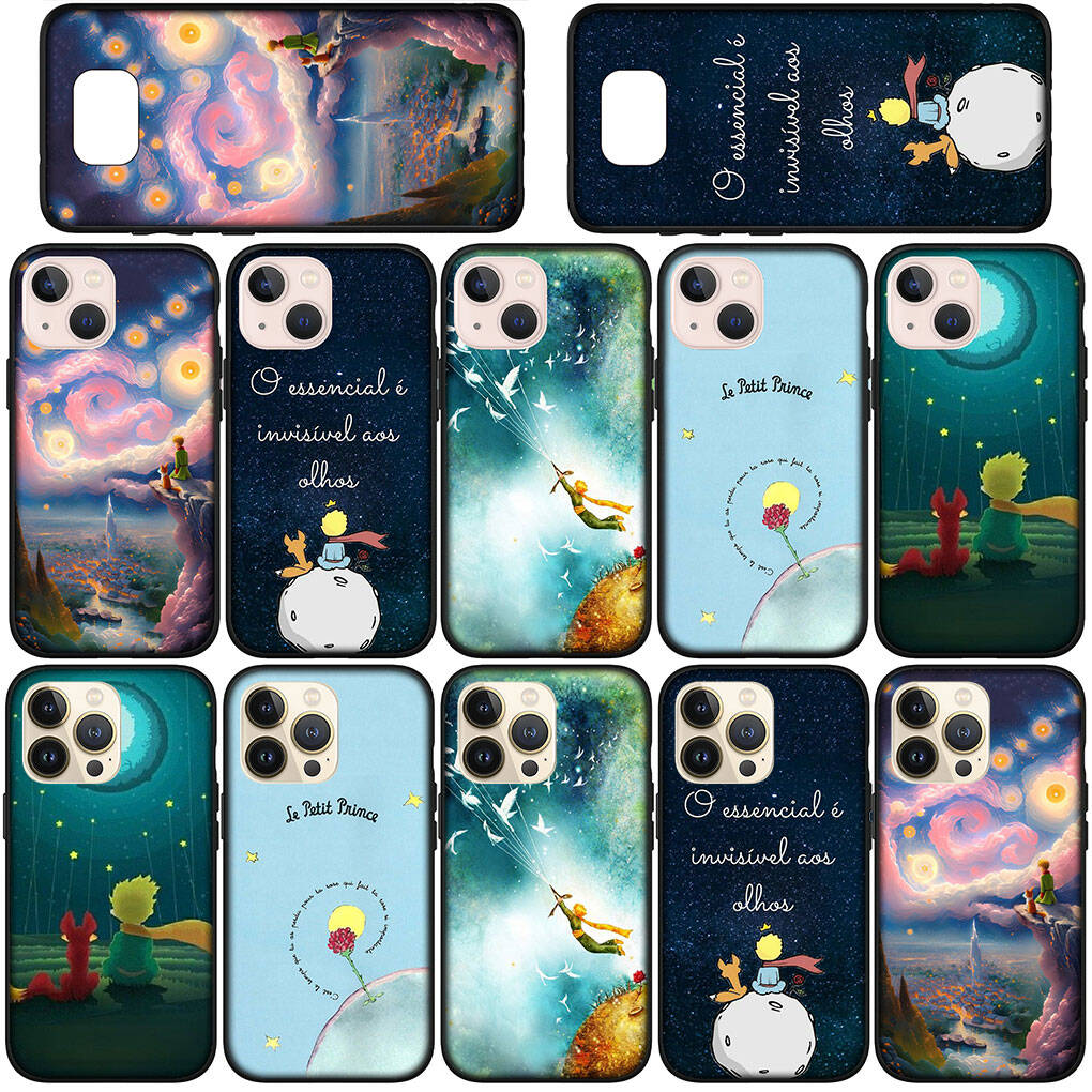 Phone Case for Samsung Galaxy S25 S23 S22 S21 S24 Ultra FE A05 A06 A15 A16 A36 A37 A35 A54 A55 A56 A57 A25 A26 A53 A17 Anime The Little Prince Cover