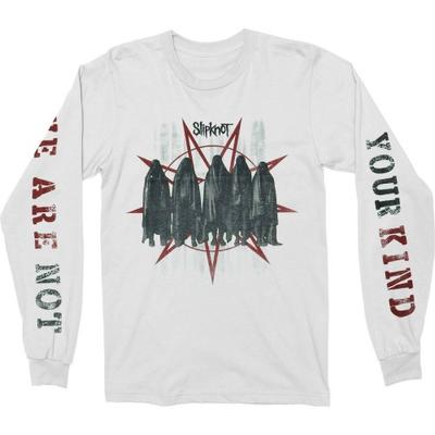 Unisex Adult Shrouded Group Back Print Long-Sleeved T-Shirt