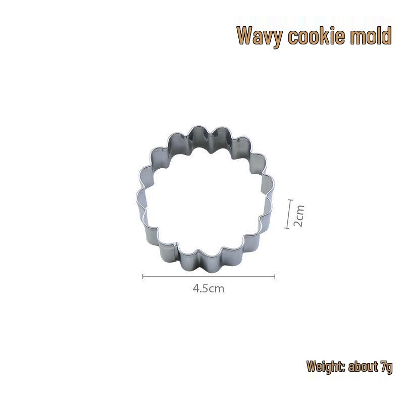 9-Piece Stainless Steel Cookie Cutter Set for Easter & Christmas - Includes Jam Cutout & Fondant Molds