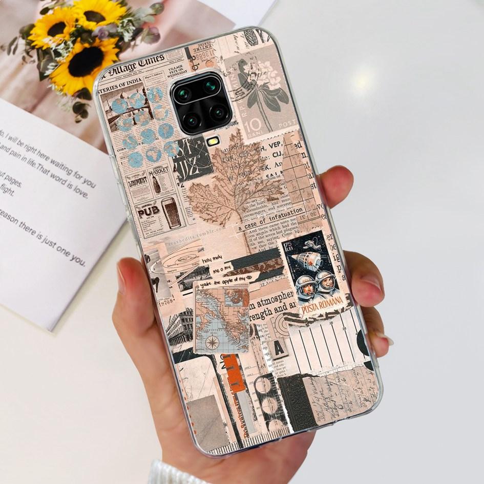 For Xiaomi Redmi Note 9 Pro Case Note 9 Cover New Fashion Dandelion Soft Silicone Back Cover For Redmi Note9s 9ProMax Clear Capa