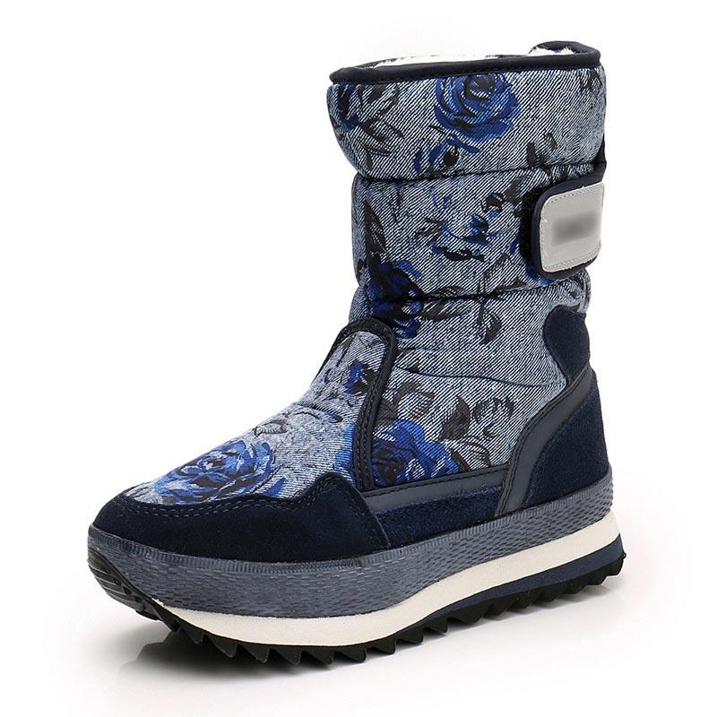 Women Boots 2024 Fashion Waterproof Snow Boots For Winter Shoes Women Casual Lightweight Ankle Botas Mujer Warm Winter Boots