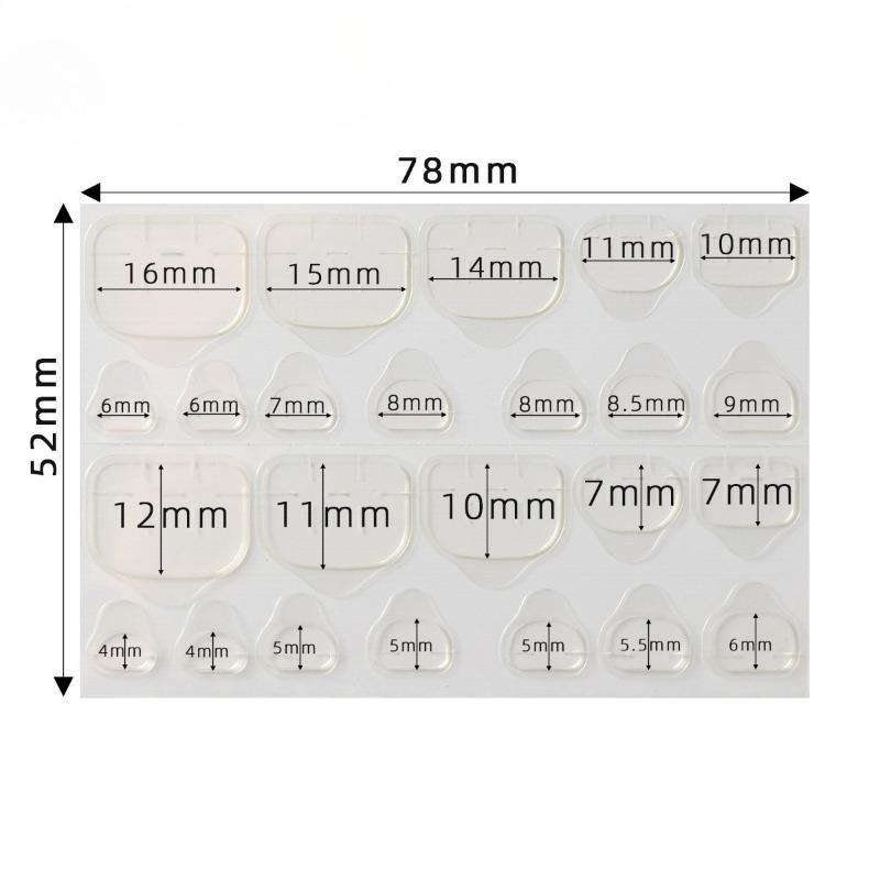 Jelly Tape, Double-sided Tape, Yellow Glue, Strong Transparent Waterproof Nail Art Patch, Nail Polish Adhesive Patch