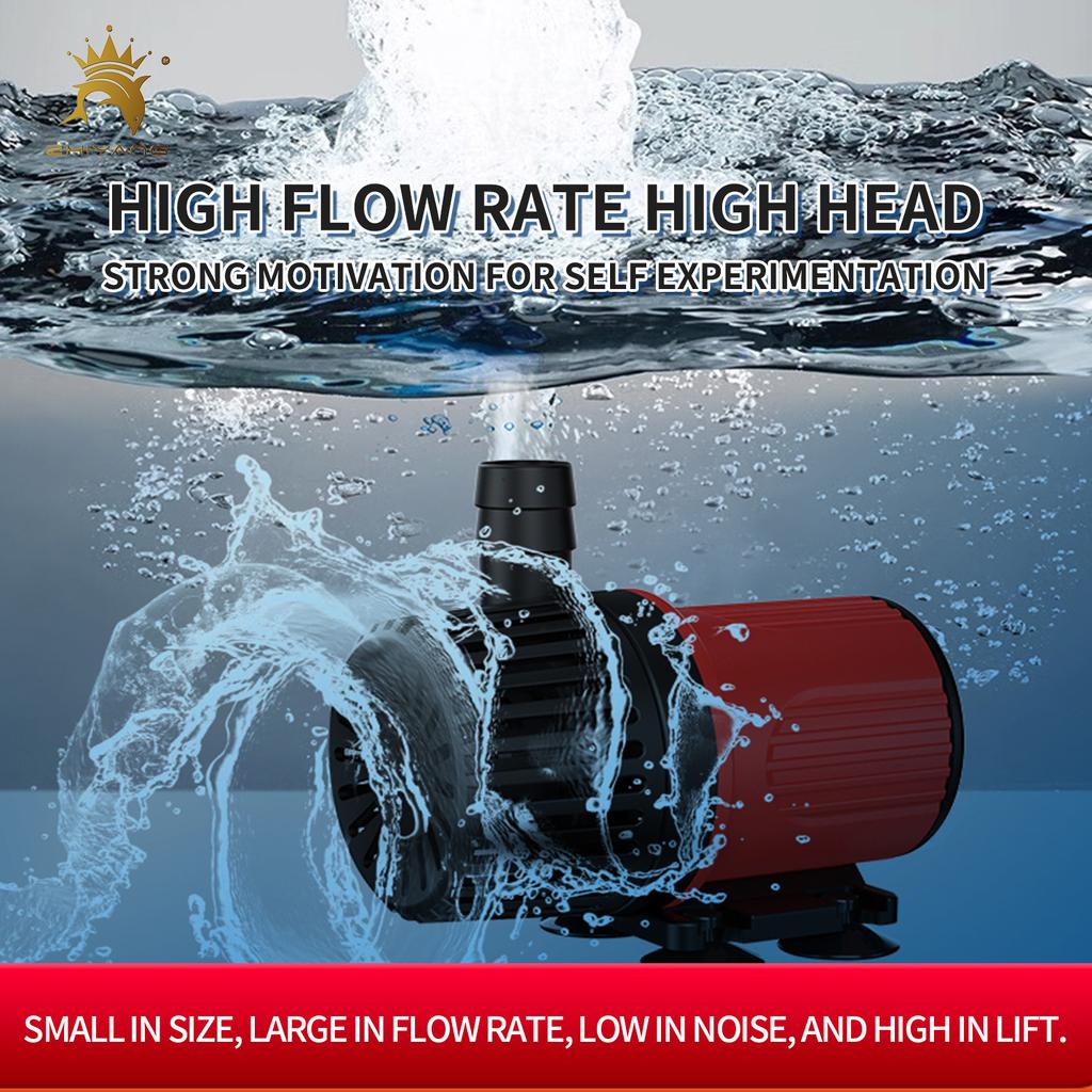DC Small Submersible Pump Mini Circulating Water Pumping Flow 450L/H Fish Tank Silent Water Pump